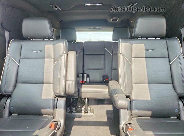1GYS4PKL2MR230079 2021 CADILLAC ESCALADE Black უკანა სალონის ხედი