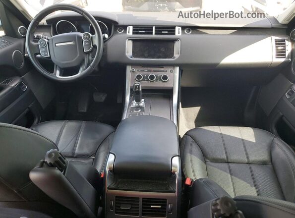 SALWR2FVXHA155183 2017 LAND ROVER RANGE Silver ხელსაწყოთა პანელის ხედი
