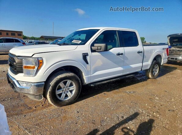 1FTFW1E88MFC73123 2021 FORD F150 White Trasero izquierdo