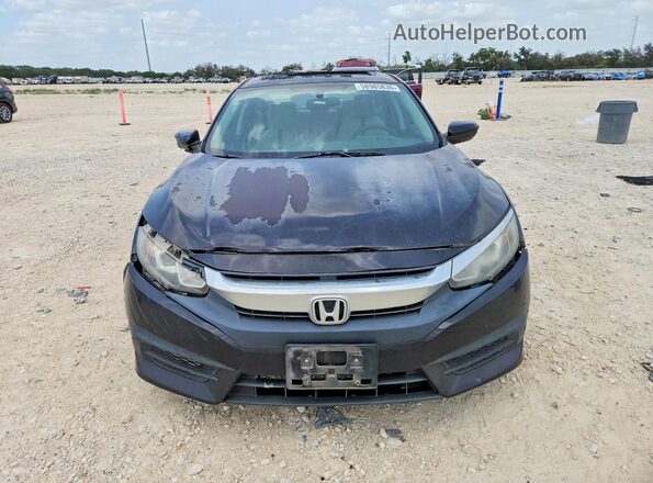 2HGFC2F72JH553491 2018 HONDA CIVIC Black Vista trasera