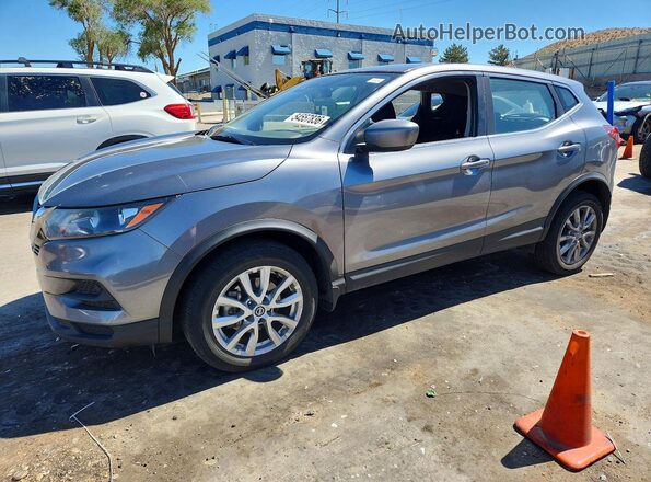 JN1BJ1AW8MW671209 2021 NISSAN ROGUE Gray Trasero izquierdo