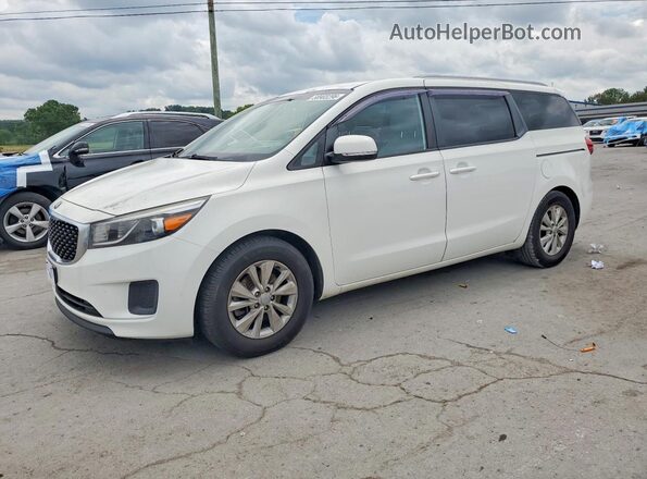 KNDMB5C10G6188300 2016 KIA SEDONA White Հետևի ձախ