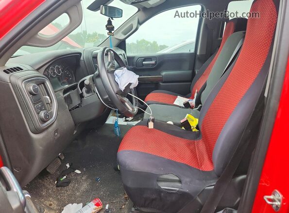3GCPWCED3LG221795 2020 CHEVROLET SILVERADO Red Вид панелі приладів