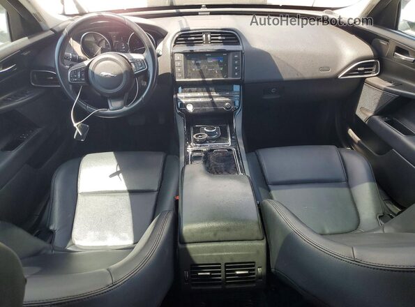 SAJAD4FN5JCP31320 2018 JAGUAR XF White Вид щитка приладів