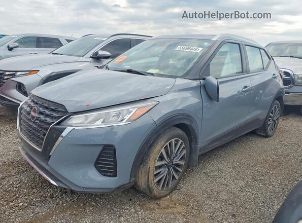 3N1CP5CV9RL557182 2024 NISSAN KICKS Gray Trasero izquierdo