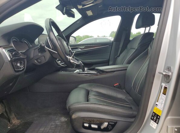 WBAJE7C35HG889320 2017 BMW 5 SERIES Silver წინა პანელის ხედი