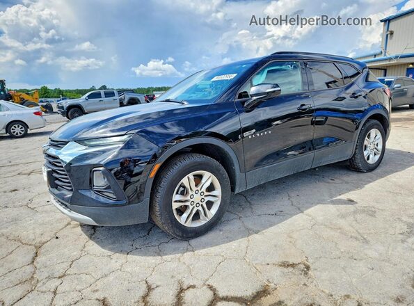 3GNKBGRS4KS586253 2019 CHEVROLET BLAZER Black Հետևի ձախ