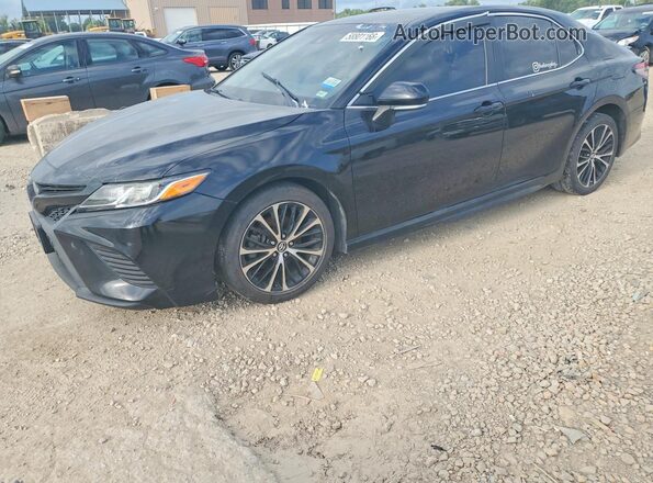 4T1B11HK1JU101975 2018 TOYOTA CAMRY Black Задня ліва чверть