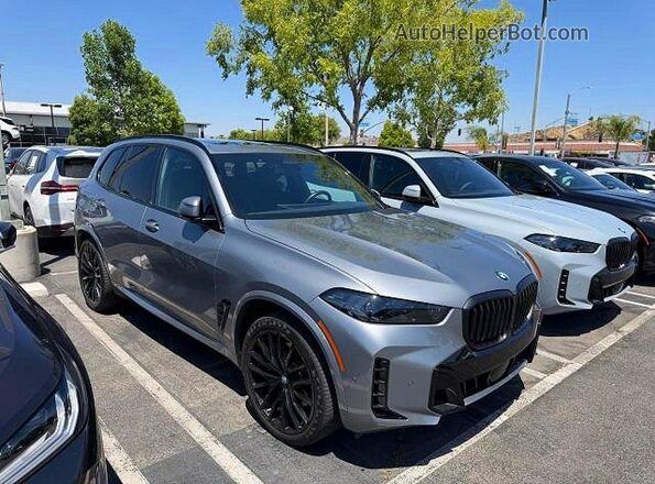 5UX13EU02S9X86691 2025 BMW X5 Серый Задняя левая четверть