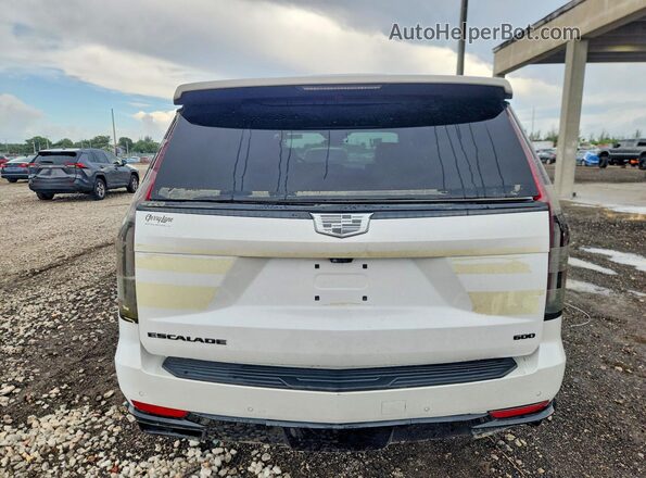 1GYS3FKLXPR495589 2023 CADILLAC ESCALADE White Вид салону спереду