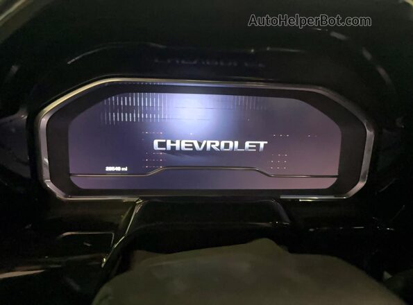 2GC1KNEY7S1225095 2025 CHEVROLET SILVERADO Silver Instrument cluster view