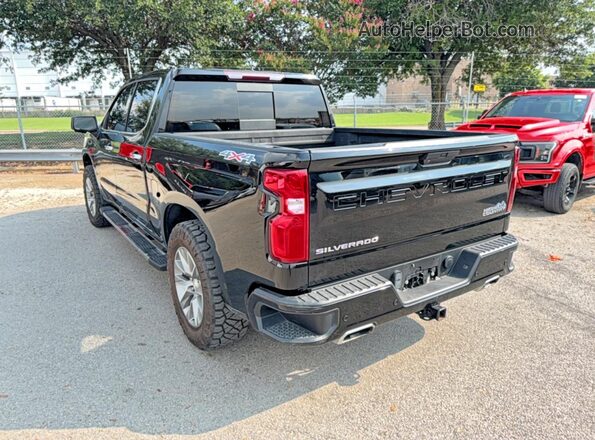 1GCUYHED5MZ345403 2021 CHEVROLET SILVERADO Black Delantero derecho