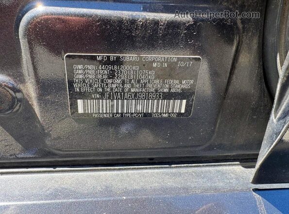 JF1VA1A6XJ9818933 2018 SUBARU WRX Black 