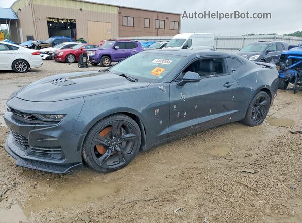 1G1FH1R7XM0109945 2021 CHEVROLET CAMARO Charcoal Trasero izquierdo