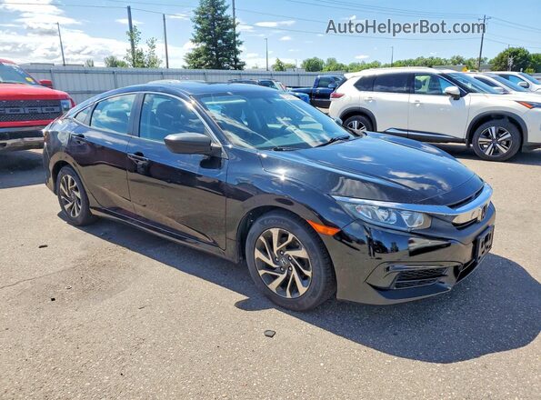 2HGFC2F75JH503944 2018 HONDA CIVIC Black Вид спереду