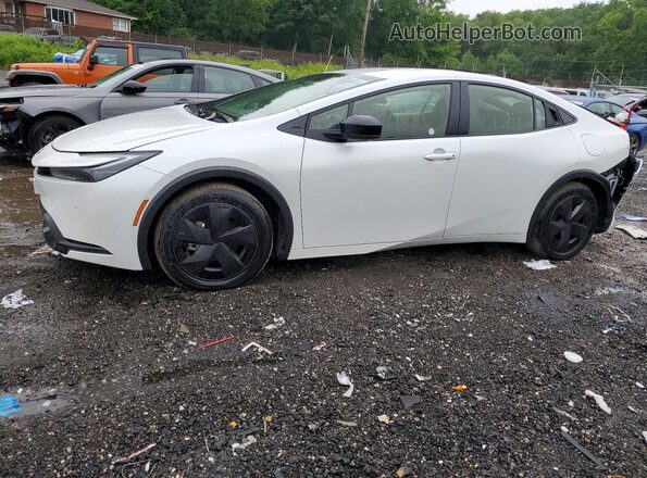 JTDACAAU4T3076715 2026 TOYOTA PRIUS White Trasero izquierdo