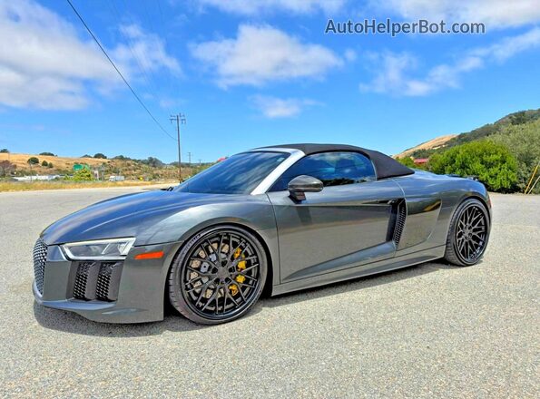 WUAVACFX5H7903940 2017 AUDI R8 Gray Tył prawy