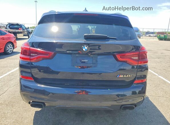 5UXTS3C58K0Z03790 2019 BMW X3 Blue Front interior view