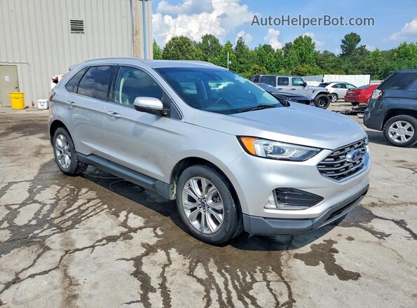 2FMPK3K92KBB42465 2019 FORD EDGE Серебряный Вид спереди