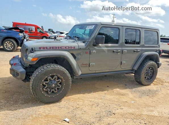 1C4HJXFN1MW589428 2021 JEEP WRANGLER Gray Հետևի ձախ