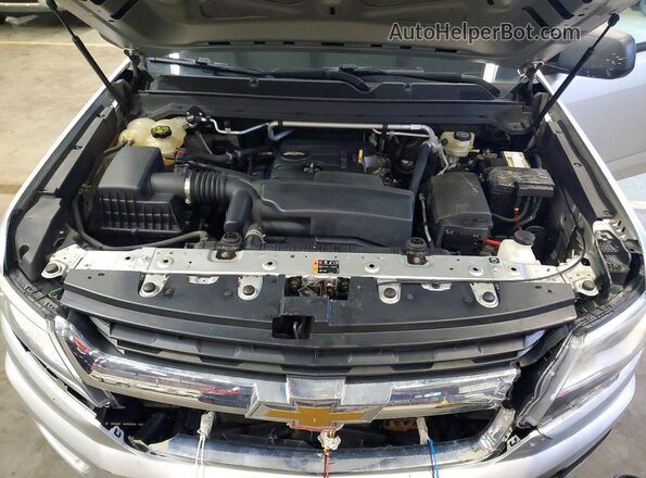 1GCHTBEA1G1194338 2016 CHEVROLET COLORADO Silver Widok komory silnika