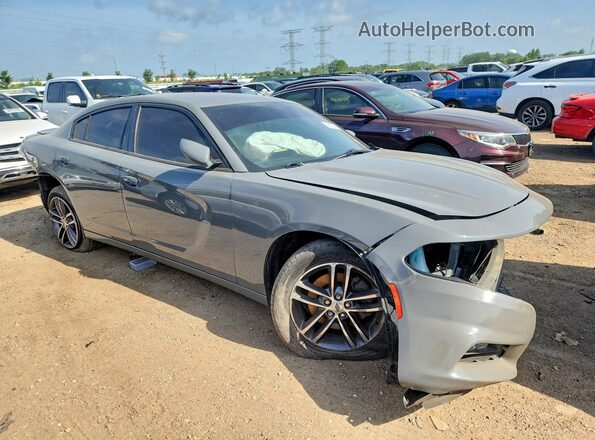 2C3CDXJG3KH540158 2019 DODGE CHARGER Gray Front view