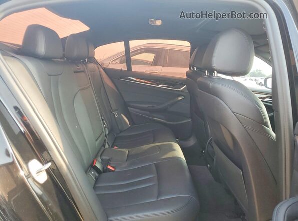WBAJA5C55JWA37131 2018 BMW 5 SERIES Black Vista de los asientos traseros