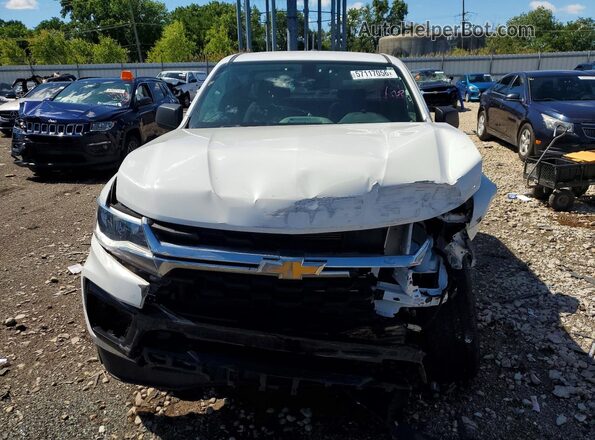 1GCHSBEAXN1128628 2022 CHEVROLET COLORADO White Вид ззаду