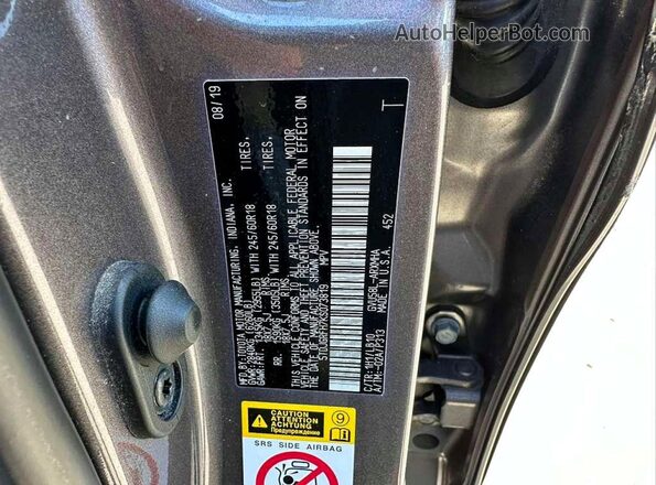 5TDJGRFH7KS073819 2019 TOYOTA HIGHLANDER Gray 