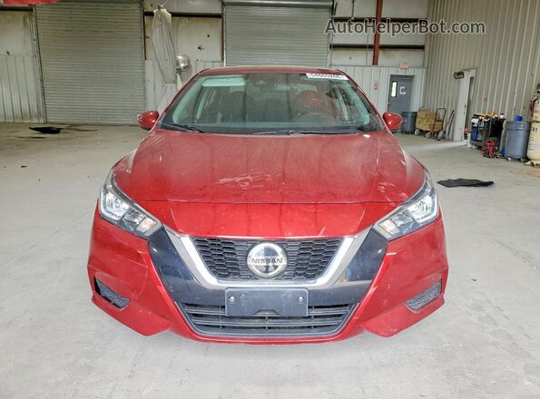 3N1CN8EV7ML866999 2021 NISSAN VERSA Red 