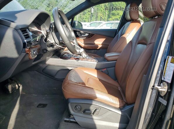 WA1LAAF79HD016930 2017 AUDI Q7 Blue Dashboard view