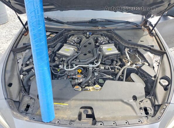 JN1EV7AP0HM731790 2017 INFINITI Q50 Gray Widok komory silnika