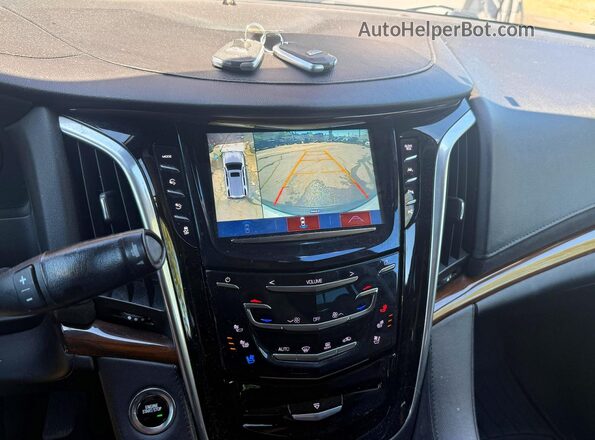 1GYS4BKJ6LR156326 2020 CADILLAC ESCALADE Silver Rear seats view