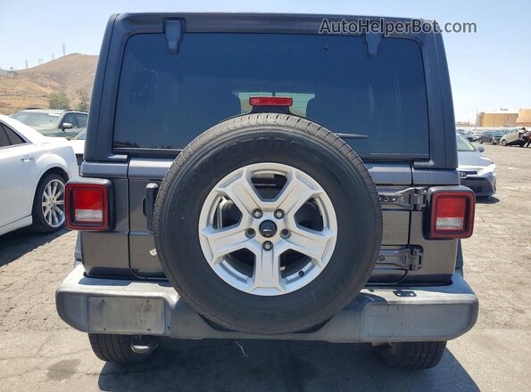 1C4HJXDNXJW145348 2018 JEEP WRANGLER Gray 