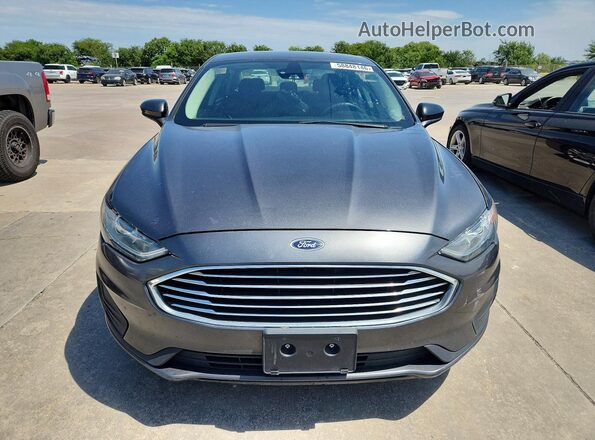 3FA6P0HD1LR168317 2020 FORD FUSION Gray Вид ззаду