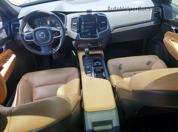 YV4102XK7J1337944 2018 VOLVO XC90 Blue Вид щитка приладів