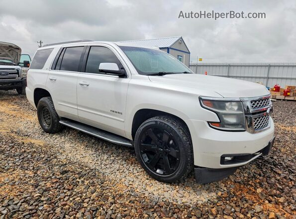 1GNSKBKC6JR179574 2018 CHEVROLET TAHOE White Вид спереду