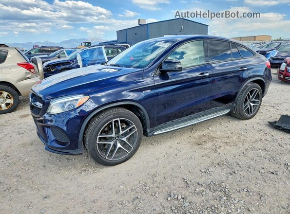 4JGED6EB0KA134832 2019 MERCEDES-BENZ GLE Blue Задня ліва чверть