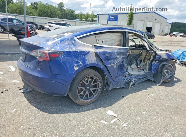 5YJ3E1EA2KF431739 2019 TESLA MODEL 3 Blue Przód prawy