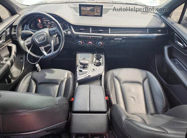 WA1LAAF71HD023645 2017 AUDI Q7 White Սարքավորումների վահանակի տեսք