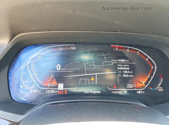 5UXCR6C54KLL38627 2019 BMW X5 White Հետևի նստատեղերի տեսք