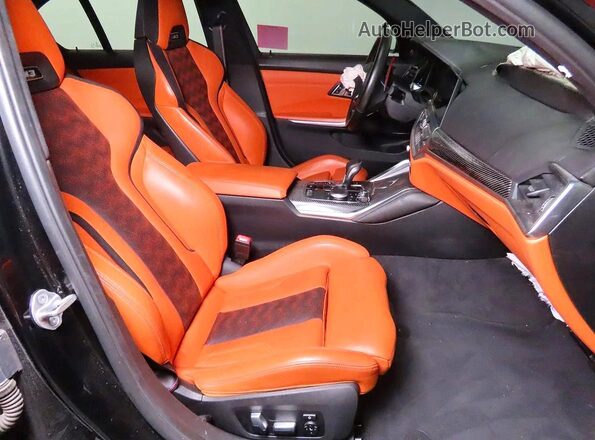 WBS33AY01MFK86175 2021 BMW M3 Black Rear view