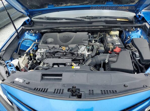 4T1B11HK2JU080277 2018 TOYOTA CAMRY Синий 