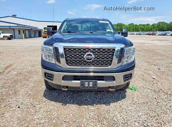 1N6BA1F35HN575249 2017 NISSAN TITAN Черный Вид сзади