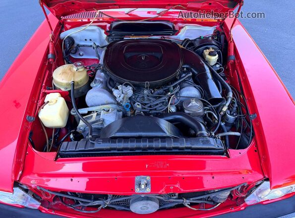10704412028692 1976 MERCEDES-BENZ SL-CLASS Red 