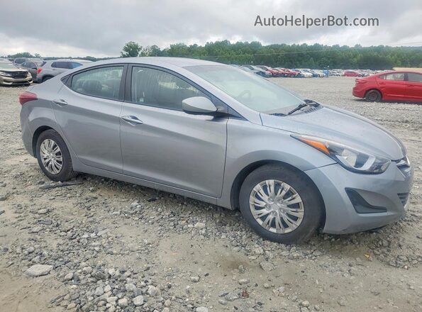 5NPDH4AE0GH686355 2016 HYUNDAI ELANTRA Gray 