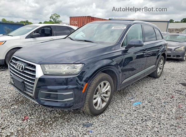 WA1LAAF72HD026991 2017 AUDI Q7 Blue Rear left