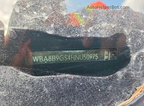 WBA8B9G54HNU50975 2017 BMW OTHER Black VIN կոդի պիտակի տեսք