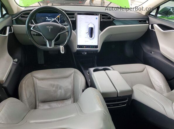 5YJSA1E20GF126716 2016 TESLA MODEL Green Սարքավորումների վահանակի տեսք