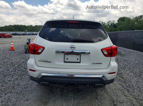 5N1DR2MN9KC607570 2019 NISSAN PATHFINDER Белый Вид салона спереди